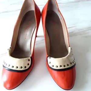 VGT ANTHROPOLOGIE MONETA BLU MILANO RARE PUMPS 8.5