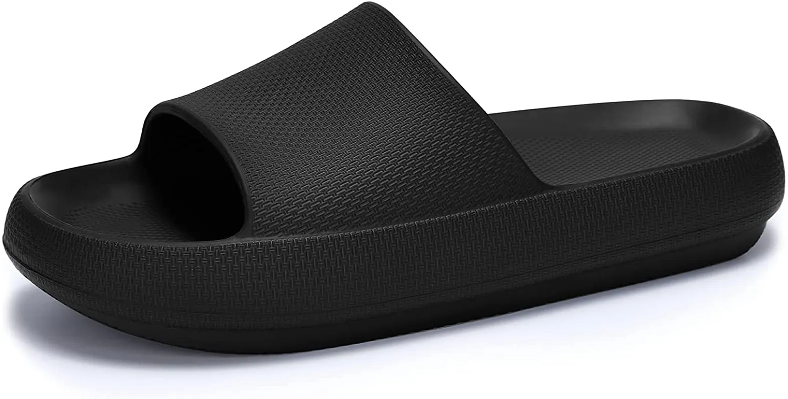Welltree Cloud Slides for Women Men Pillow Slippers Non-Slip Bathroom Shower Sandals Soft Thick Sole Indoor and Outdoor Slides