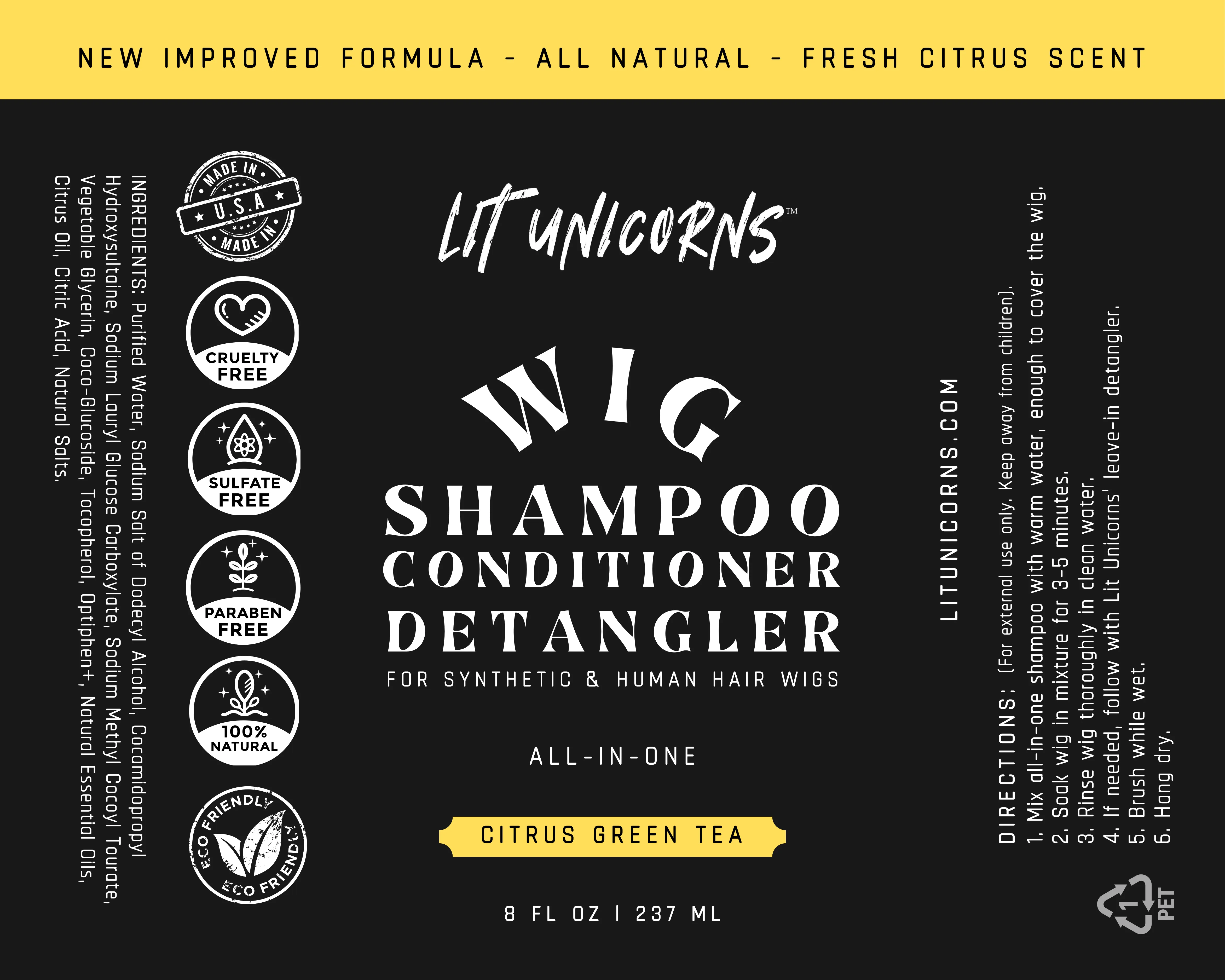 Wig Shampoo- All-in-One