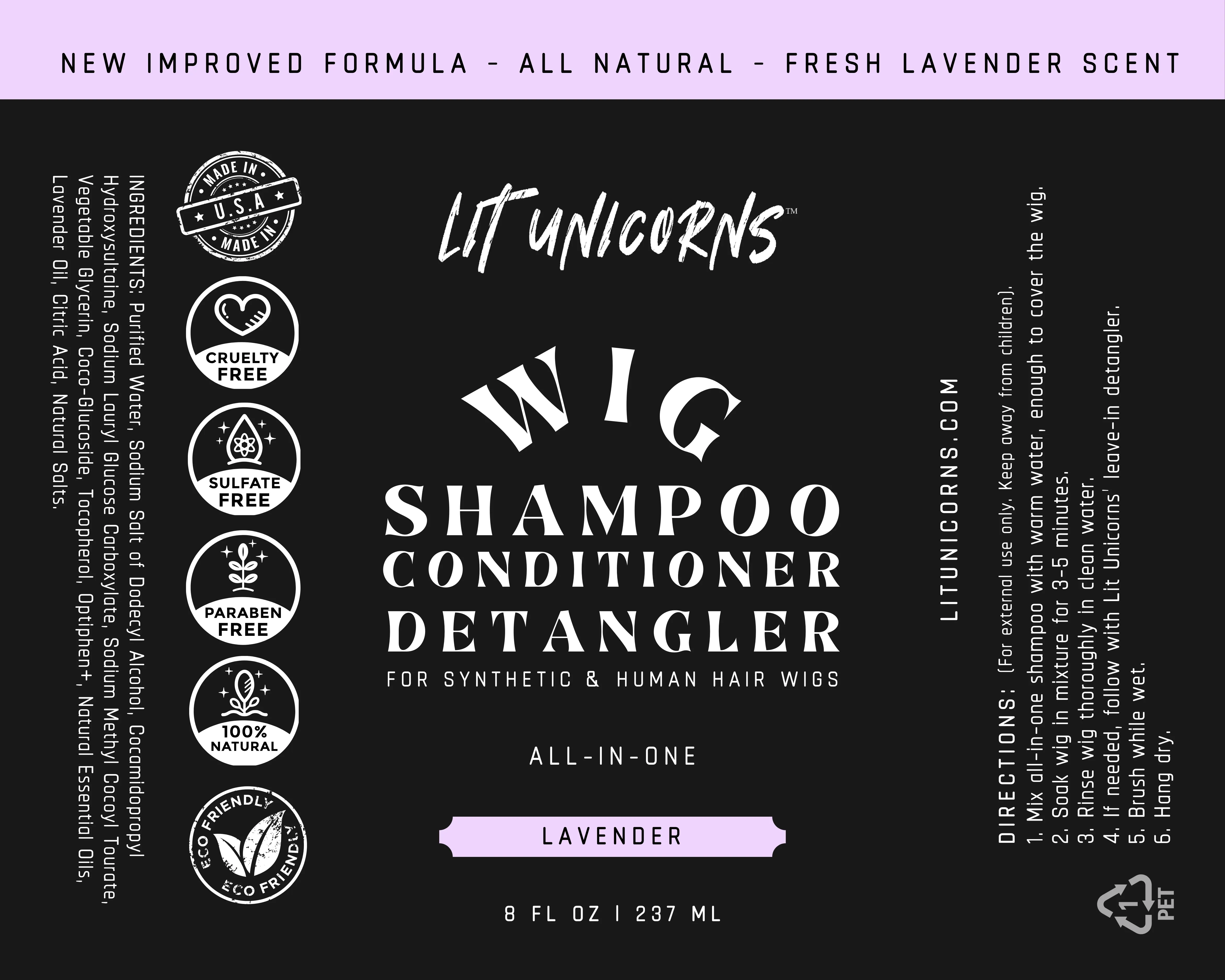Wig Shampoo- All-in-One
