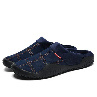 Winter Plush Home Cotton Slippers Large Outdoor Shoes