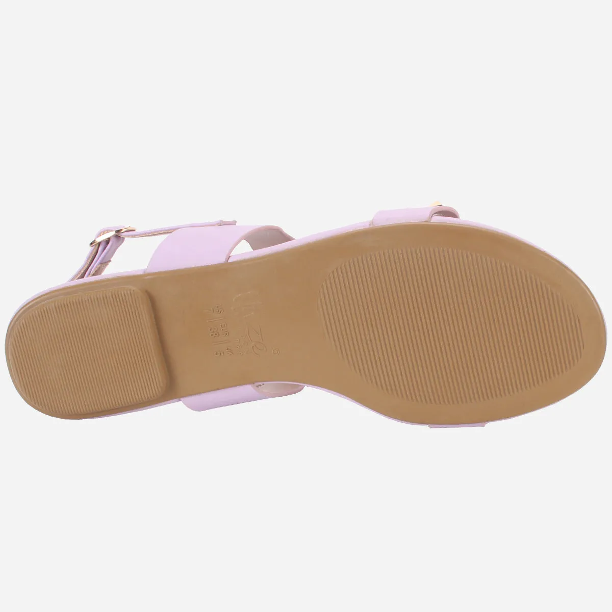 Womens "MAEY" Flat Stud Detailing Summer Sandals