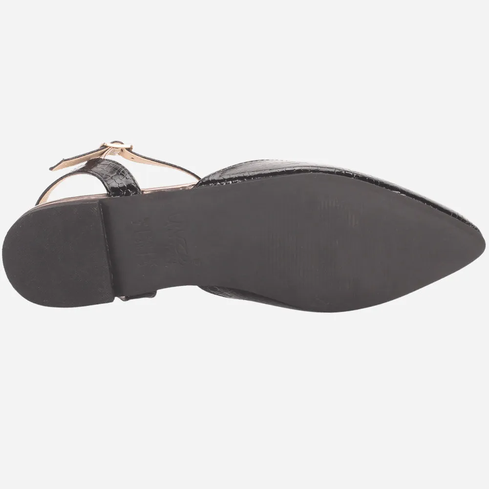 Womens "MONISHA" Pointy Flat Summer Sandals