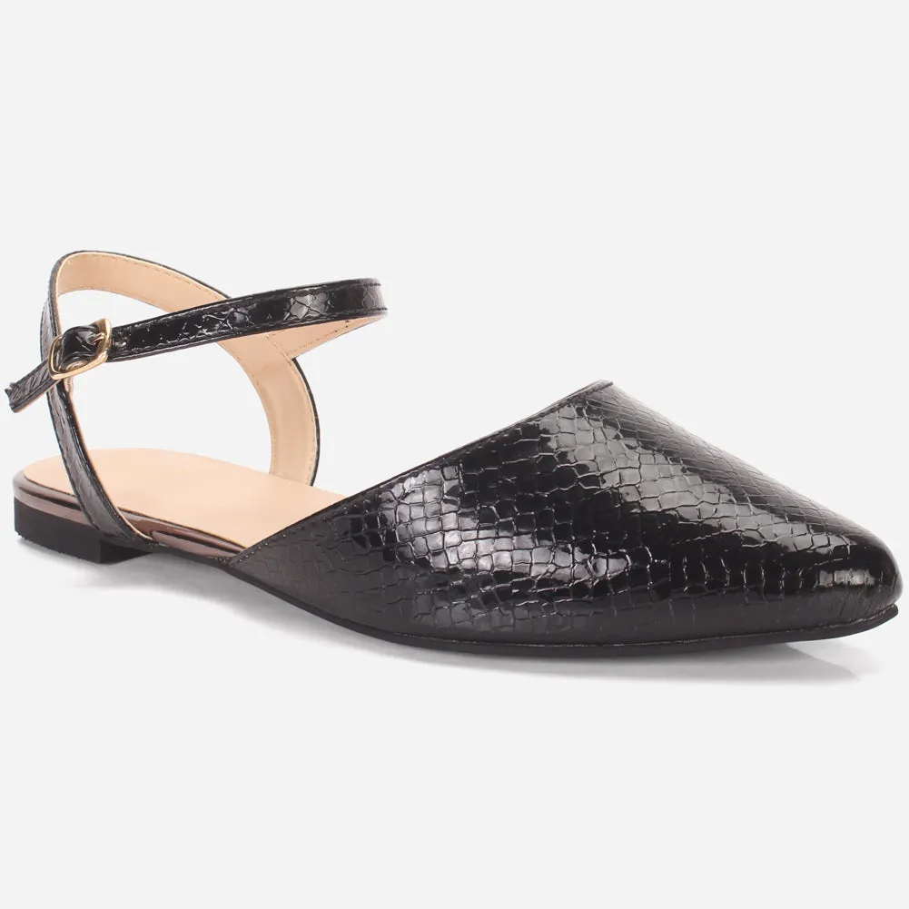 Womens "MONISHA" Pointy Flat Summer Sandals