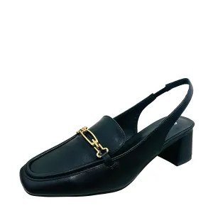 Women's Slingback Heeled Loafers