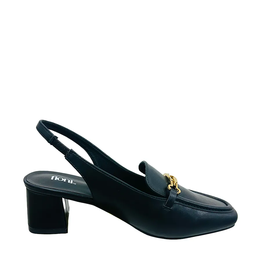 Women's Slingback Heeled Loafers