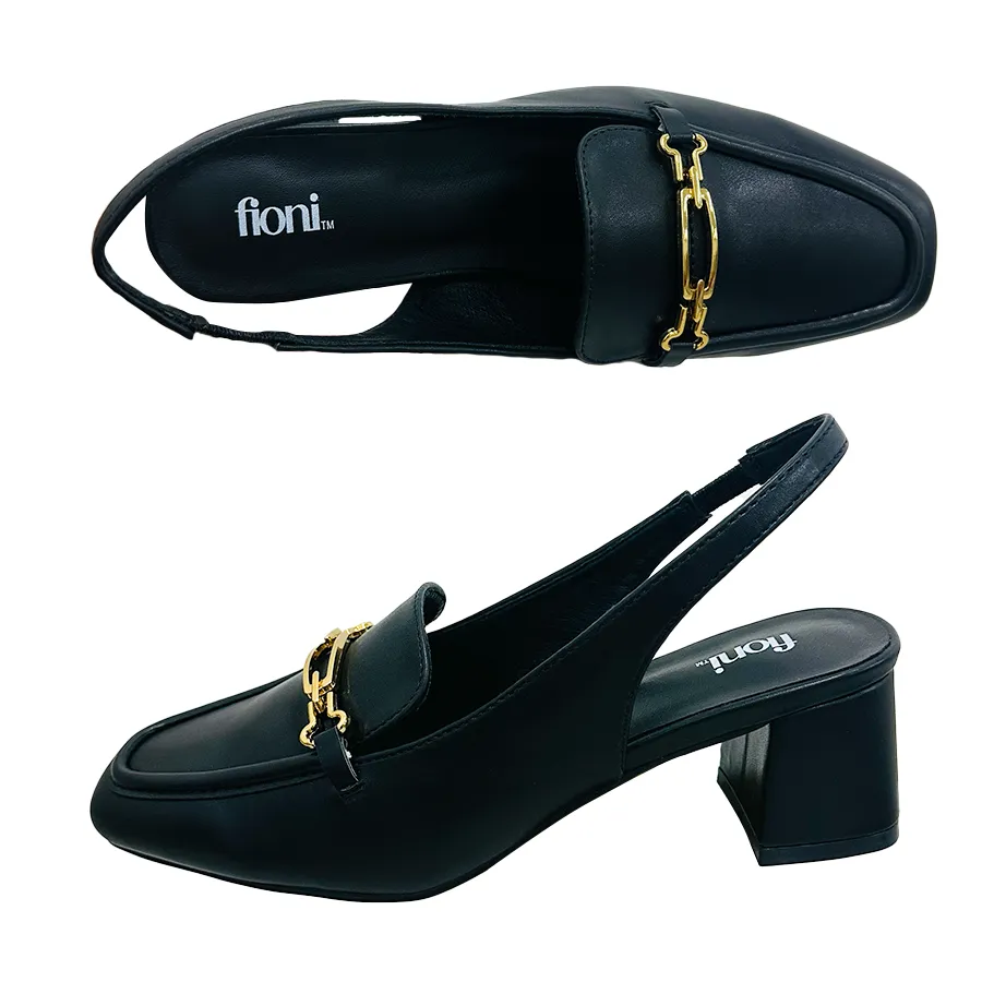 Women's Slingback Heeled Loafers