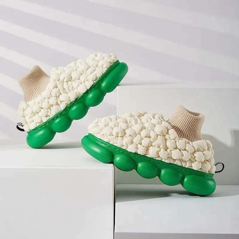 Y2K Popcorn Slippers for Stylish Comfort in Streetwear Fashion