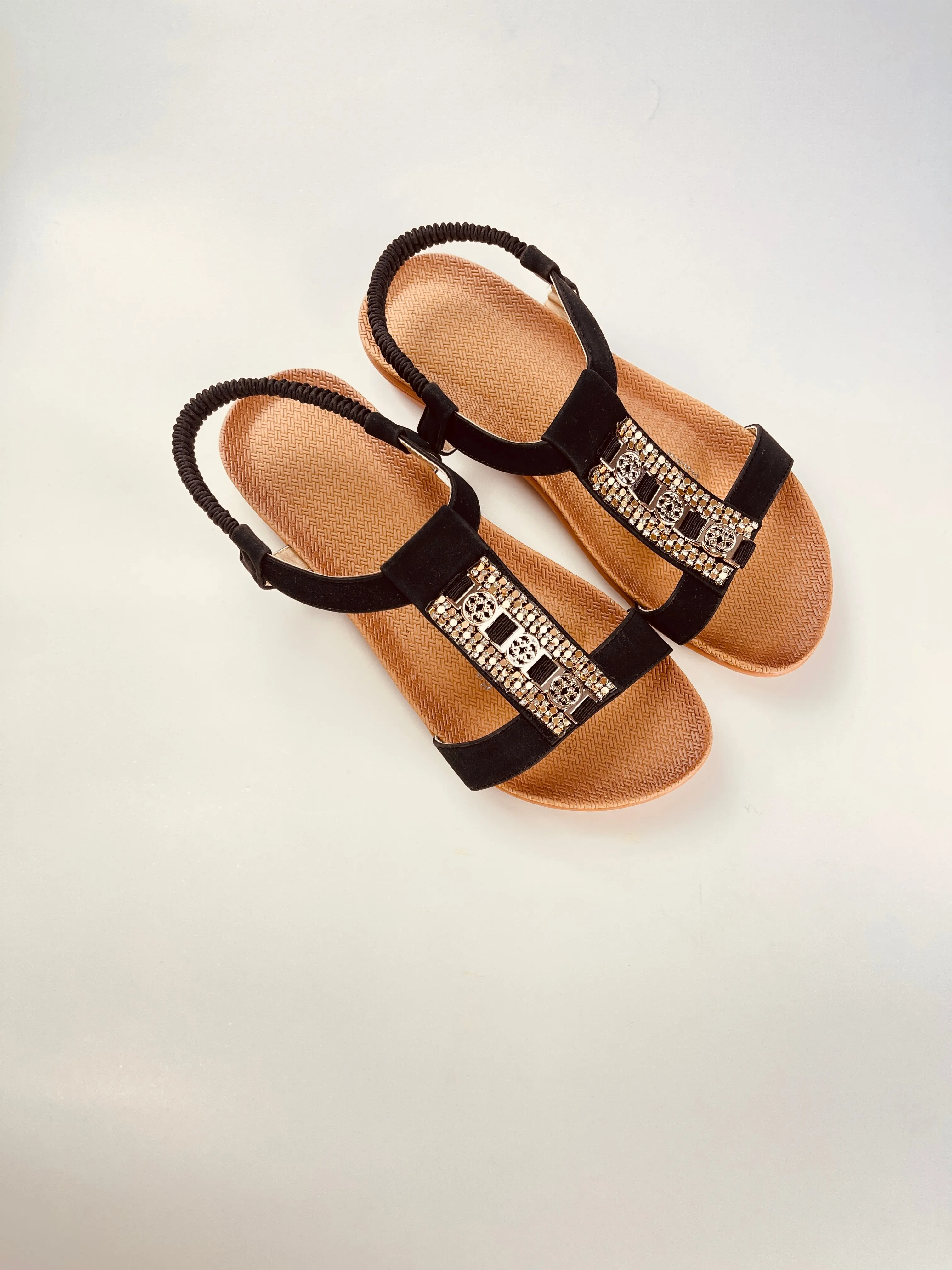 Yura Black Sandals