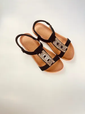 Yura Black Sandals